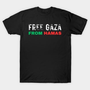 FREE GAZA FROM HAMAS SIMPLE T-Shirt